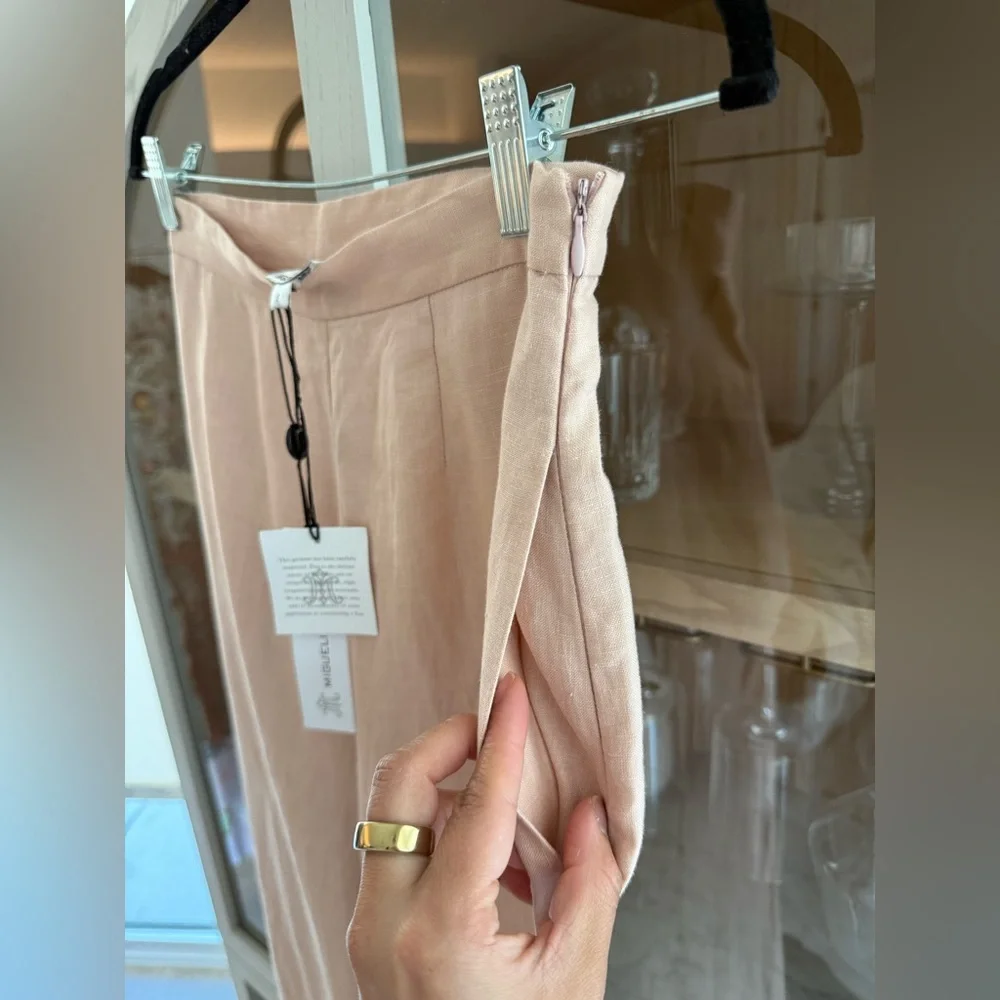 NWT Miguelina Linen Pants - Picture 8 of 11